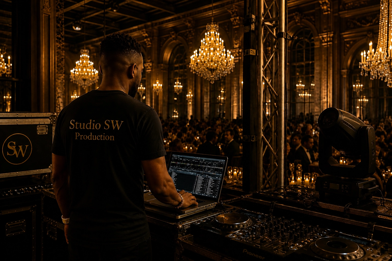 Backstage Studio SW Production - préparation d'un événement